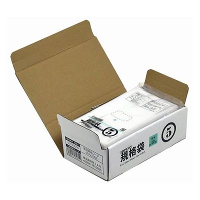 紺屋商事 小箱売:PE規格ポリ袋 03透明 5号 100枚×10冊入 00723005 1箱(1000枚) 64-9608-54（直送品）