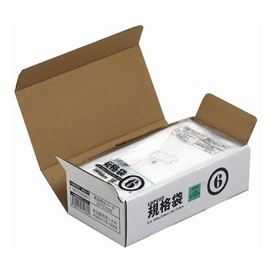 紺屋商事 小箱売:PE規格ポリ袋 03透明 6号 100枚×10冊入 00723006 1箱(1000枚) 64-9608-55（直送品）