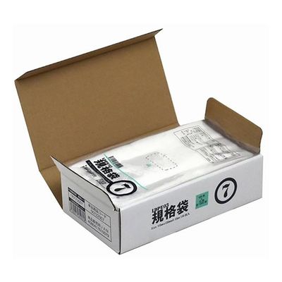 紺屋商事 小箱売:PE規格ポリ袋 03透明 7号 100枚×10冊入 00723007 1箱(1000枚) 64-9608-56（直送品）