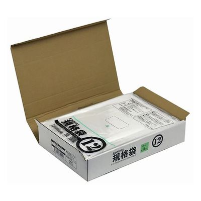 紺屋商事 小箱売:PE規格ポリ袋 03透明 12号 100枚×10冊入 00723012 1箱(1000枚) 64-9608-61（直送品）
