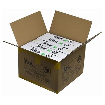 紺屋商事 ケース売:PE規格ポリ袋 03透明 12号 100枚×50冊入 00723412 1箱(5000枚) 64-9608-81（直送品）