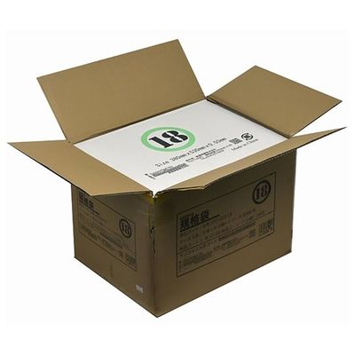 紺屋商事 ケース売:PE規格ポリ袋 03透明 18号 100枚×20冊入 00723418 1箱(2000枚) 64-9608-87（直送品）