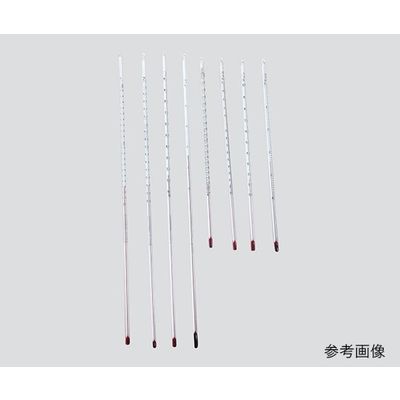 アズワン 足長赤液棒状温度計 200°C 600mm 英語版校正証明書付 3-5931-04-56 1個（直送品）