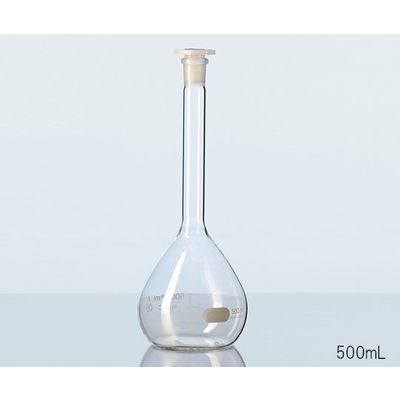 アズワン メスフラスコ ClassA 100mL 栓14/23 校正証明書付 216782508 1個 3-7104-07-20（直送品）