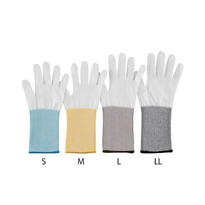 アズワン アズツール耐切創ロング手袋(レベル3・コート無) 青 S 4-3167-04 1双（直送品）