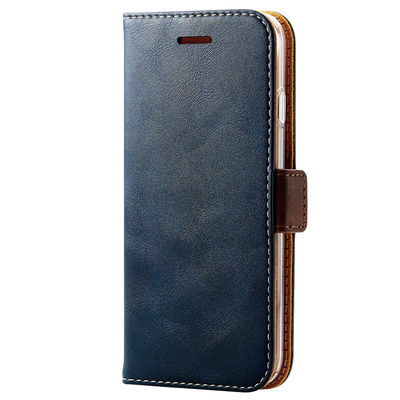 iPhone SE 第3・2世代/8/7 用 ケース カバー レザー 手帳 ネイビー PM-A22SPLFYNV エレコム 1個（直送品）