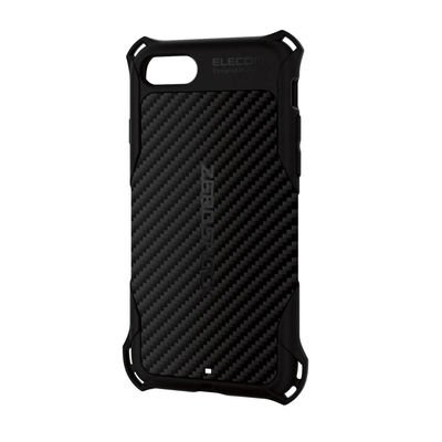 iPhone SE 第3・2世代/8/7 用 ケース カバー ソフト ブラック PMWA22SZEROGBK エレコム 1個（直送品）