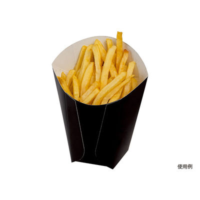 ヤマニパッケージ 10-320B テイクアウトBOX 黒 1600枚(200×8) 1ケース(1600枚入(200枚×8袋))（直送品）