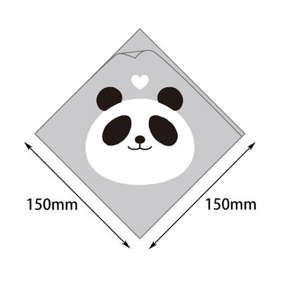 ヤマニパッケージ シュー袋 パンダ 150角 5000枚(100×50) 10-255 1ケース(5000枚入(100枚×50袋))（直送品）