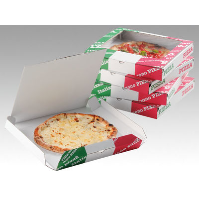 ヤマニパッケージ 12-225W イタリアーノ 14インチ 窓付【weeco】 100枚(20×5) 1ケース(100枚入(20枚×5袋))（直送品）