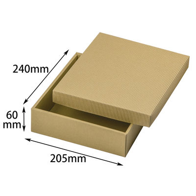 ヤマニパッケージ ナチュラルBOX9号ヒモ無 100枚 16-14N 1ケース(100枚入)（直送品）