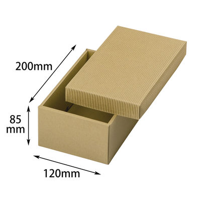ヤマニパッケージ ナチュラルBOX15号ヒモ無　100枚 16-18AN（直送品）