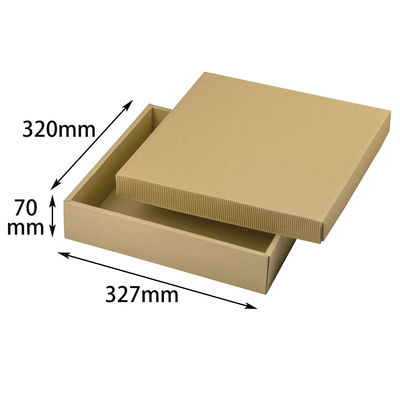 ヤマニパッケージ ナチュラルBOX26号ヒモ無 100枚 16-26N 1ケース(100枚入)（直送品）