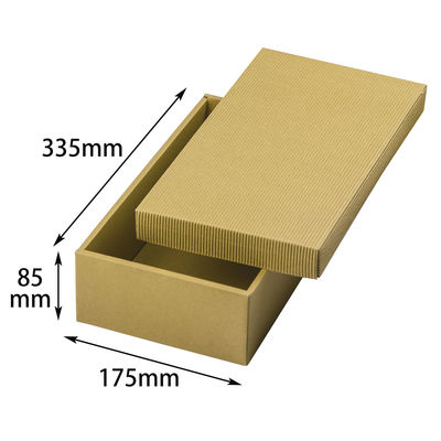 ヤマニパッケージ ナチュラルBOX28号ヒモ無 100枚 16-28N 1ケース(100枚入)（直送品）