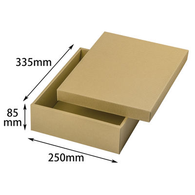 ヤマニパッケージ ナチュラルBOX29号ヒモ無 100枚 16-29N 1ケース(100枚入)（直送品）