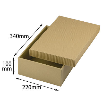 ヤマニパッケージ ナチュラルBOX4号ヒモ無 50枚 16-9N 1ケース(50枚入)（直送品）