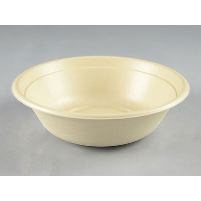 パックスタイル エコ容器 BB竹バガス どんぶり205φ×60H ラミ パルプモールド 本体 クラフト色　500枚(50×10)（直送品）