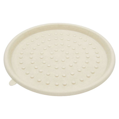 エコ容器 WB麦バガスピザ10インチ パルプモールド ピザ容器 クラフト色 300枚(50×6) 663572（直送品）