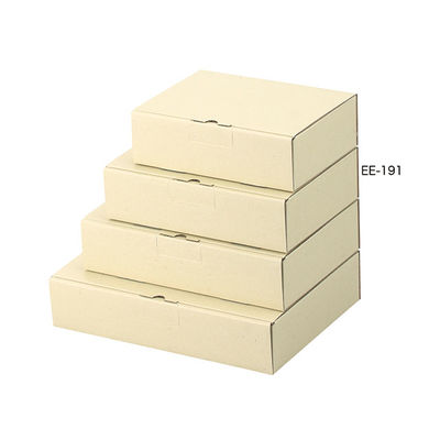 ヤマニパッケージ EE-191 宅送用ギフト箱 6cm 100枚(25×4) 1ケース(100枚入(25枚×4袋))（直送品）