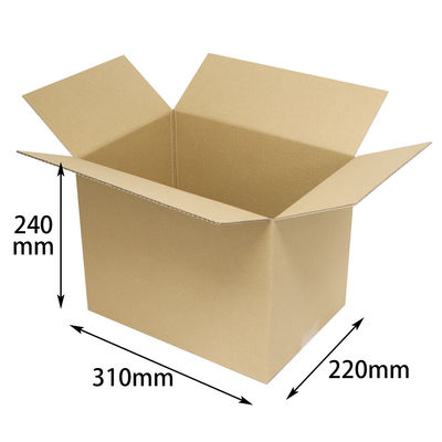 ヤマニパッケージ カル段A式段ボール4 100枚(10×10) EE-325 1ケース(100枚入(10枚×10袋))（直送品）