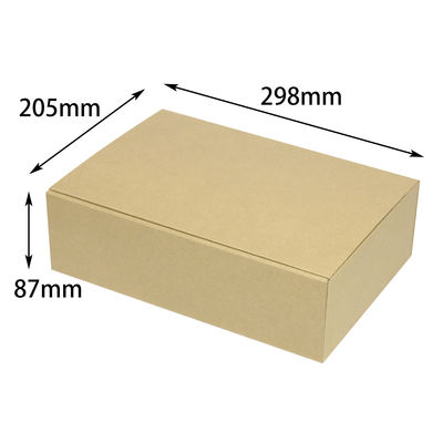 ヤマニパッケージ お好みBOX7両面クラフト長方形　100枚(10×10) EE-526（直送品）