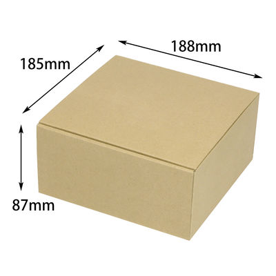 ヤマニパッケージ お好みBOX16 両面クラフト 正方 100枚(10×10) EE-582 1ケース(100枚入(10枚×10袋))（直送品）