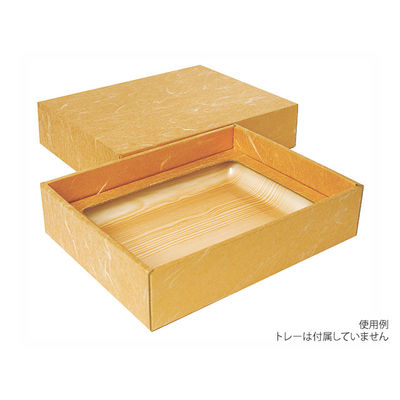 ヤマニパッケージ NK-435 雲竜ゴールド 2段 50枚 1ケース(50枚入(50枚×1袋))（直送品）