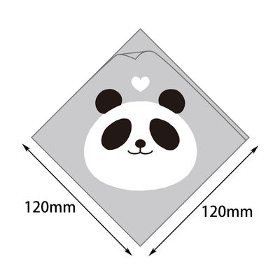 ヤマニパッケージ シュー袋 パンダ 120角 5000枚(100×50) 10-251 1ケース(5000枚入(100枚×50袋))（直送品）
