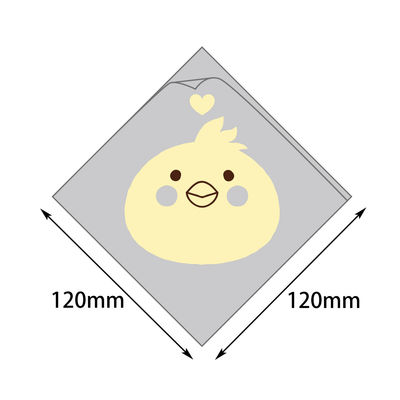 ヤマニパッケージ シュー袋 ヒヨコ 120角 5000枚(100×50) 10-252 1ケース(5000枚入(100枚×50袋))（直送品）