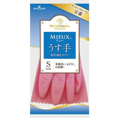 ショーワグローブ ナイスハンドミュー薄手 S ピンク 20双 1セット(5パック)（直送品）