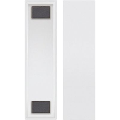 日本統計機 人名プレート 片面式 26X97 白 10個 26x97ホワイト 1セット(3パック)（直送品）