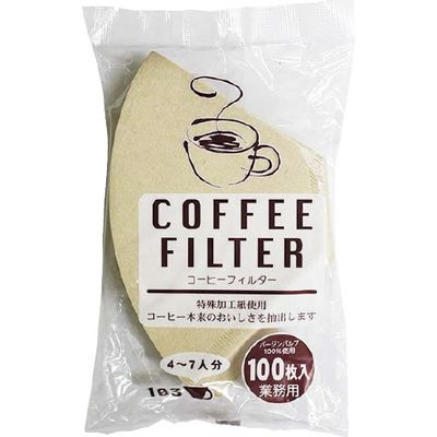 ニットク コーヒーフィルター100枚入　4～7人分　30パック（直送品）