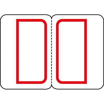 ジョインテックス インデックスラベル小赤10P B052J-SR-10 1セット(5箱)（直送品）
