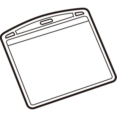 ジョインテックス 名札用替ケース パス名刺型横100枚B073J-10　1箱（直送品）