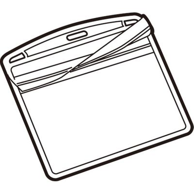 ジョインテックス 名札用替ケース Ｃ名刺型横100枚 B076J-10　1箱（直送品）