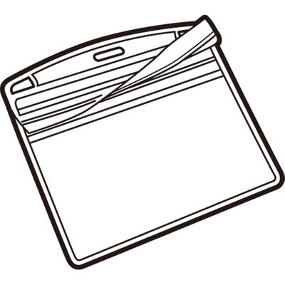 ジョインテックス 名札用替ケース C特大横100枚 B078J-10 1箱（直送品）