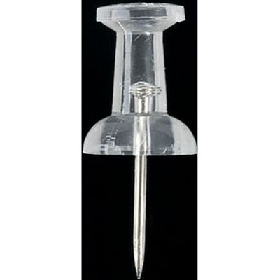 ジョインテックス プッシュピン クリア15本入 B185J 1セット(50箱)（直送品）