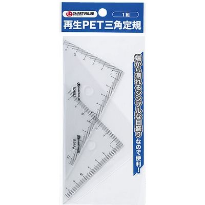 ジョインテックス 再生PET三角定規×20セット B265J-20　3パック（直送品）