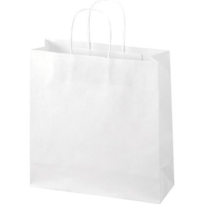 ジョインテックス 手提袋 丸紐 白 中 50枚 B288J-W 1セット(5パック)（直送品）