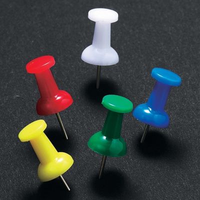 ジョインテックス プッシュピン 色込100本入 B266J 1セット(10箱)（直送品）