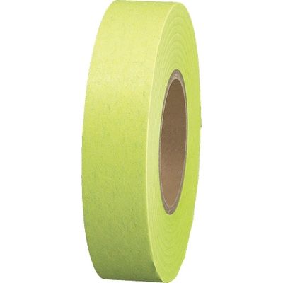 ジョインテックス 紙テープ5巻入 黄緑 B322J-YG 1セット(20パック)（直送品）