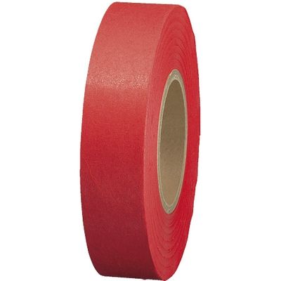 ジョインテックス 紙テープ5巻入 赤 B322J-RD 1セット(20パック)（直送品）
