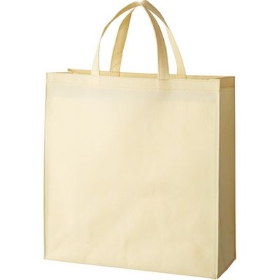 ジョインテックス 不織布手提げバッグ小10枚ベージュB450J-BE　10パック（直送品）