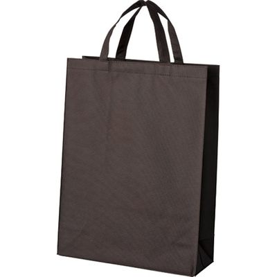 ジョインテックス 不織布手提げバッグ中10枚ブラウンB451J-BR　10パック（直送品）
