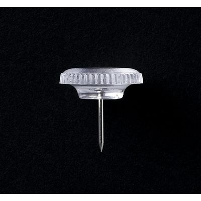 ジョインテックス プラ画びょう クリア80本入 B509J　10箱（直送品）