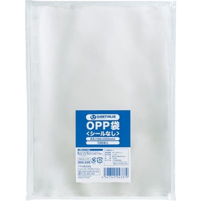 ジョインテックス OPP袋(シールなし)A5 100枚 B625J-A5 1セット(30パック)（直送品）