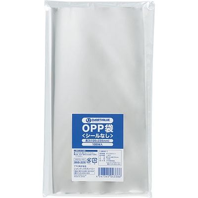 ジョインテックス OPP袋(シールなし)長3 100枚 B625J-N3 1セット(30パック)（直送品）