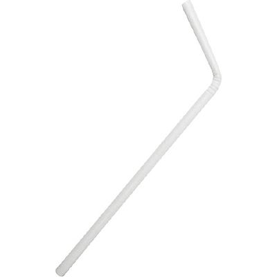 日東ストロー商会 紙包装バイオマスフレックスストロー 500本 BIO PE 30 LF-W500 1セット(10箱)（直送品）