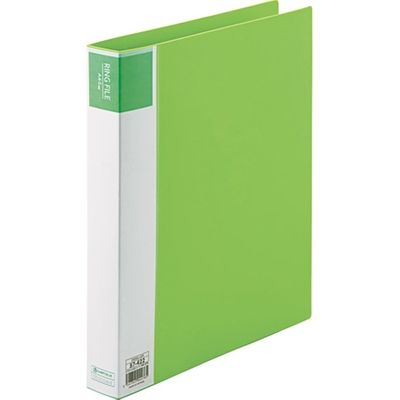 ジョインテックス 再生PPリングファイルA4S D009J-10GR緑10冊　5箱（直送品）