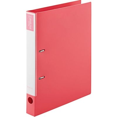 ジョインテックス 再生D型リングファイルA4S 赤 D013J-RD 1セット(20冊)（直送品）